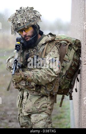 Operation Herrick 18 task force training. UK Stock Photo