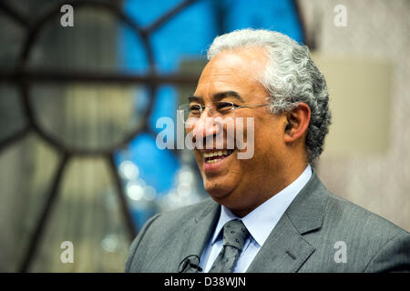 Portuguese Press Conference about the film 'Night Train to Lisbon'. Stock Photo