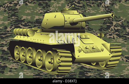 Army tank Stock Photo