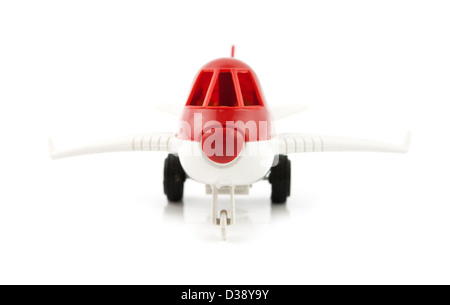 commercial plane model isolated on white background Stock Photo