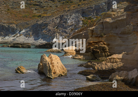 Cabo de Gata, Del Plomo Beach, Cala del Plomo, Cabo de Gata-Nijar Natural Park, Biosphere Reserve, Almeria, Spain, Europe Stock Photo