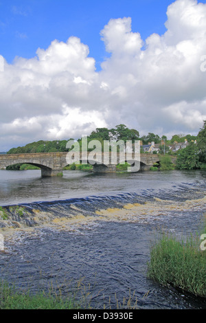 Stone Road Bridge Over the River Cree, Newton Stewart, Dumfries and Galloway, Scotland Stock Photo