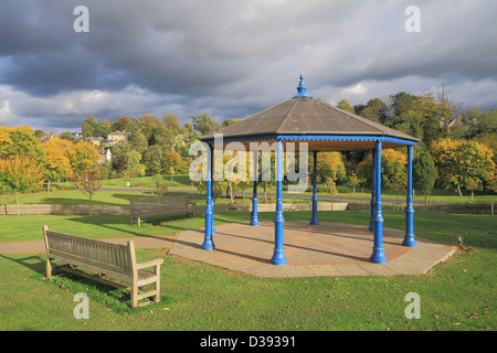 Bandstand at Hartrigge Park, Jedburgh, Roxburghshire, Borders, Scotland, UK Stock Photo
