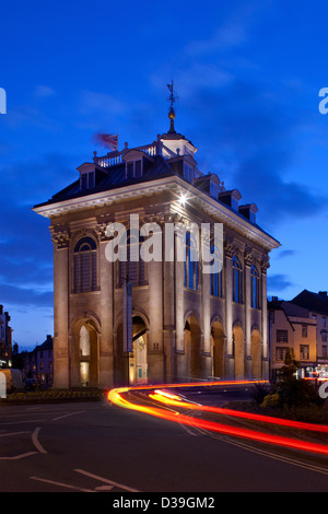 County Hall Museum at night, Abingdon, Oxfordshire, England Stock Photo