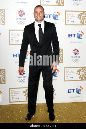 File Pics: South African Paralympic athlete Oscar Pistorius has been charged with murder after his girlfriend Reeva Steenkamp was shot dead at his home in Pretoria FILE PHOTO - London - BT British Olympic Ball at the Grosvenor House Hotel, Park Lane, London - November 30th 2012  Photo by Keith Mayhew./Alamy Live News Stock Photo