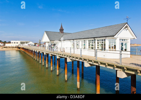 Southwold pier from the end Southwold, Suffolk, East Anglia, England, GB, UK, EU, Europe Stock Photo