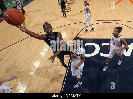 Feb. 8, 2013 - Charlottesville, Va, USA - during an NCAA college basketball game in Charlottesville, Va. Duke defeated Virginia 62-41. (Credit Image: © Andrew Shurtleff/ZUMAPRESS.com) Stock Photo