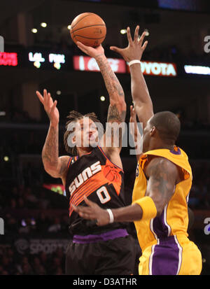 12.02.2013. Los Angeles, California, USA.  Michael Beasley #0 of the Suns during the game. The Los Angeles Lakers defeated the Phoenix Suns by the final score of 91-85 at Staples Center in downtown Los Angeles, CA. Stock Photo