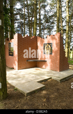 Accrington Pals Memorial in Sheffield Memorial Park on the Somme remembering the battle of 1st July 1916 in the First World War Stock Photo