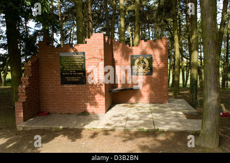 Accrington Pals Memorial in Sheffield Memorial Park on the Somme remembering the battle of 1st July 1916 in the First World War Stock Photo