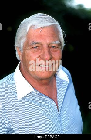 (dpa files) - The Swiss industrial heir, ex-playboy and photographer at his home in St.Tropez, France, 21 August 1997. The great grand son of Adam Opel will celebrate his 70th birthday on 14 November 2002.  In the 60's Sachs created a sensation as a playboy with his many exploits on the party scene  Stock Photo