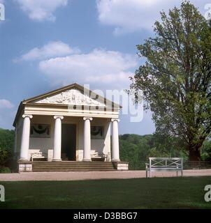 (dpa) - The 'Roman House' in the park on the Ilm River in Weimar was designed by the most famous German poet, Johann Wolfgang von Goethe (pictured in 1991). Classical Weimar with its artistic buildings was declared a Unesco World Heritage Site in 1998.