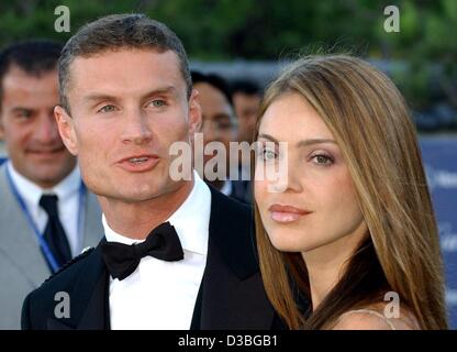 (dpa) - Scottish formula one pilot David Coulthard and his girlfriend Simone arrive to the award ceremony for the Laureus Sports Award at the Grimaldi Forum in Monte Carlo, 20 May 2003.