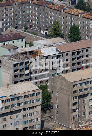 Old Buildings, Pyongyang, North Korea Stock Photo