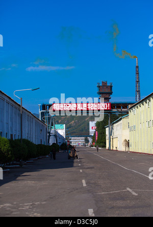 Hungnam Fertiliser Complex, Hamhung, North Korea Stock Photo