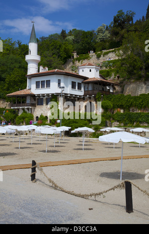 Bulgaria, Europe, Black Sea Town Of Balchik, Quiet Nest Palace, Summer Palace Of Queen Marie Of Romania. Stock Photo