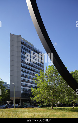 Berlin, Germany, and the sculpture Dorlandhaus degree 124.5 Stock Photo