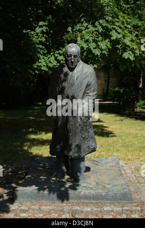 Berlin, Germany, memorial to Carl von Ossietzky Ossietzky in the street Stock Photo