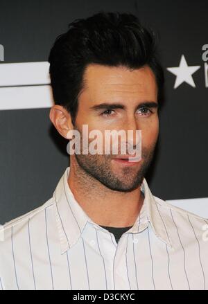 New York, USA. 15th February 2013. Adam Levine Signature Fragrance Launch at MACY'S, Macy's Herald Square Department Store, New York, NY February 15, 2013. Photo By: Desiree Navarro/Everett Collection/Alamy Live News Stock Photo