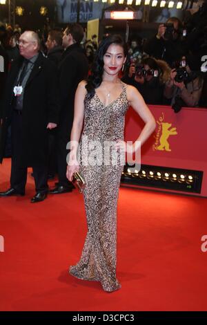 Alice Kim arrives at the premiere of 'The Croods' during the 63rd annual Berlin International Film Festival aka Berlinale at Berlinalepalast in Berlin, Germany, on 15 February 2013. Photo: Hubert Boesl Stock Photo