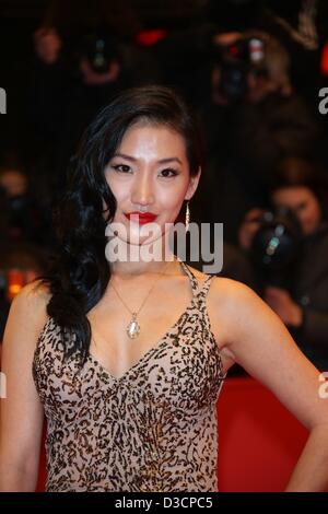 Alice Kim arrives at the premiere of 'The Croods' during the 63rd annual Berlin International Film Festival aka Berlinale at Berlinalepalast in Berlin, Germany, on 15 February 2013. Photo: Hubert Boesl Stock Photo