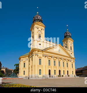 Great Church or Nagytemplom Calvinist Chusrch in Debrecen Eastern Hungary Stock Photo