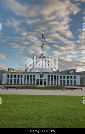 Entrance to Parliament House Capital Hill Canberra ACT Australia Stock Photo