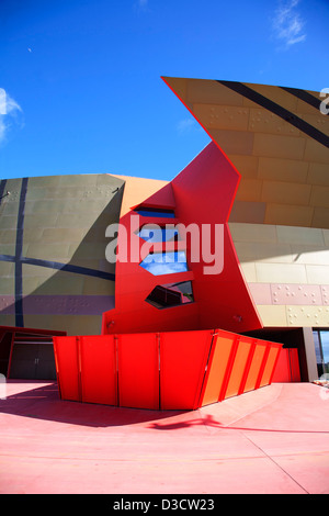 Side detail of the National Museum of Australia building Acton Canberra Australia Stock Photo