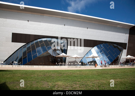 Side detail of the National Museum of Australia building Acton Canberra Australia Stock Photo