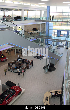 Mercedes Benz World, Brooklands, near Weybridge, Surrey, England, UK. Stock Photo