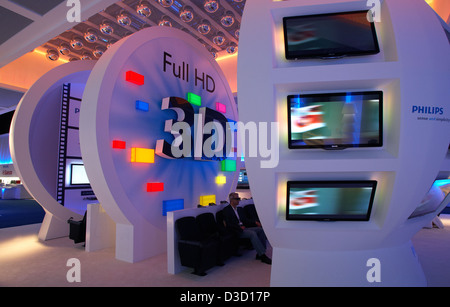 Berlin, Germany, presents the Philips 3D TV at IFA 2010 Stock Photo