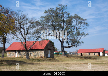 buildings at rorke's drift,anglo-zulu war,1879,south africa Stock Photo