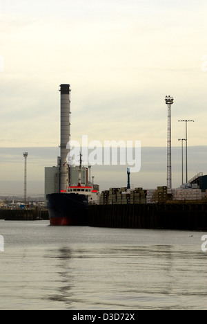 Part of Shoreham Port - Shoreham-by-Sea, West Sussex, England, UK. Stock Photo