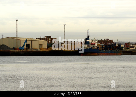 Part of Shoreham Port - Shoreham-by-Sea, West Sussex, England, UK. Stock Photo