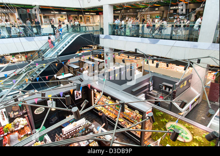 Mercado de San Anton in Chueca, Madrid, Spain Stock Photo