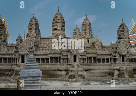 Miniature Angkor Wat Stock Photo