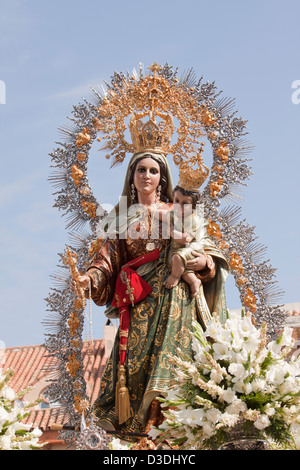 Virgen del Rosario Stock Photo