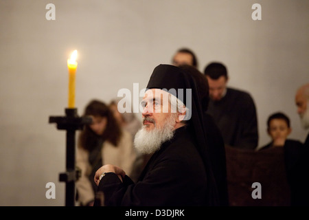 Dortmund, Germany, Serbian-Russian-Bulgarian Vespers at St. Luke's Church Stock Photo