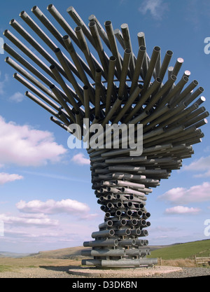 The Singing Ringing Tree is a wind powered sound sculpture resembling a ...