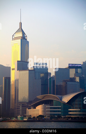 China, Hong Kong, Wanchai, Central Plaza, Convention & Exhibition Centre, Stock Photo