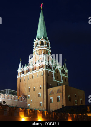 The Trinity (Troitskaya) Tower, Entrance to the Kremlin in Moscow, Russian Federation Stock Photo