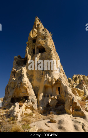 Cave dwelling Nuns Convent Monastery at Goreme Open Air Museum Cappadocia Turkey Stock Photo