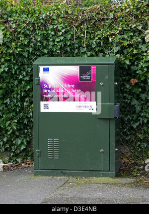 A BT superfast broadband junction box Stock Photo