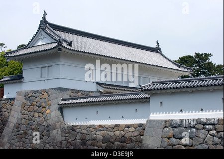 Fortress walls of Odawara Castle of the Doi Clan during the Kamakura Period, Kanagawa, Japan Stock Photo