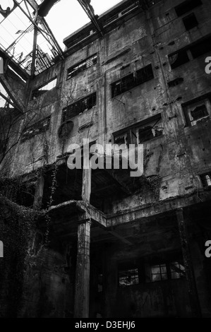 Abandoned factory Stock Photo