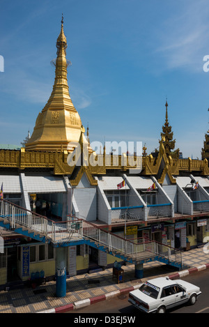 Sule Pagoda, Yangon Myanmar Stock Photo