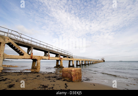 Old Pier to lifeboat station at Bembridge Isle of Wight 2008 Stock Photo