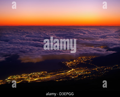 Sunrise on Teide, Canary Islands, Spain Stock Photo