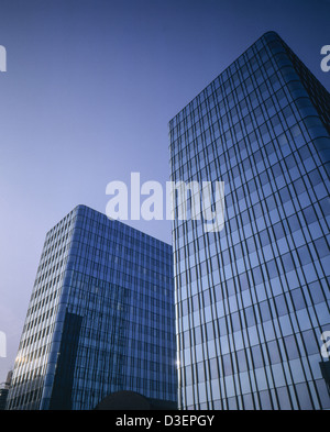 Office building, Gebäude der IG Metall in Frankfurt am Main, Niederrad, Architektur Stock Photo