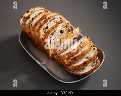 sliced fruit bread Stock Photo